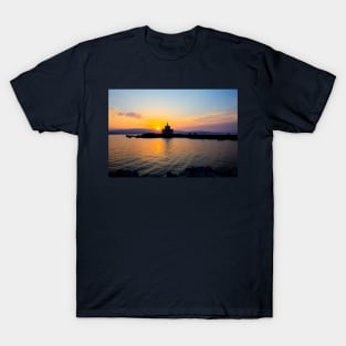 Argostoli lighthouse Sunset, Kefalonia T-Shirt